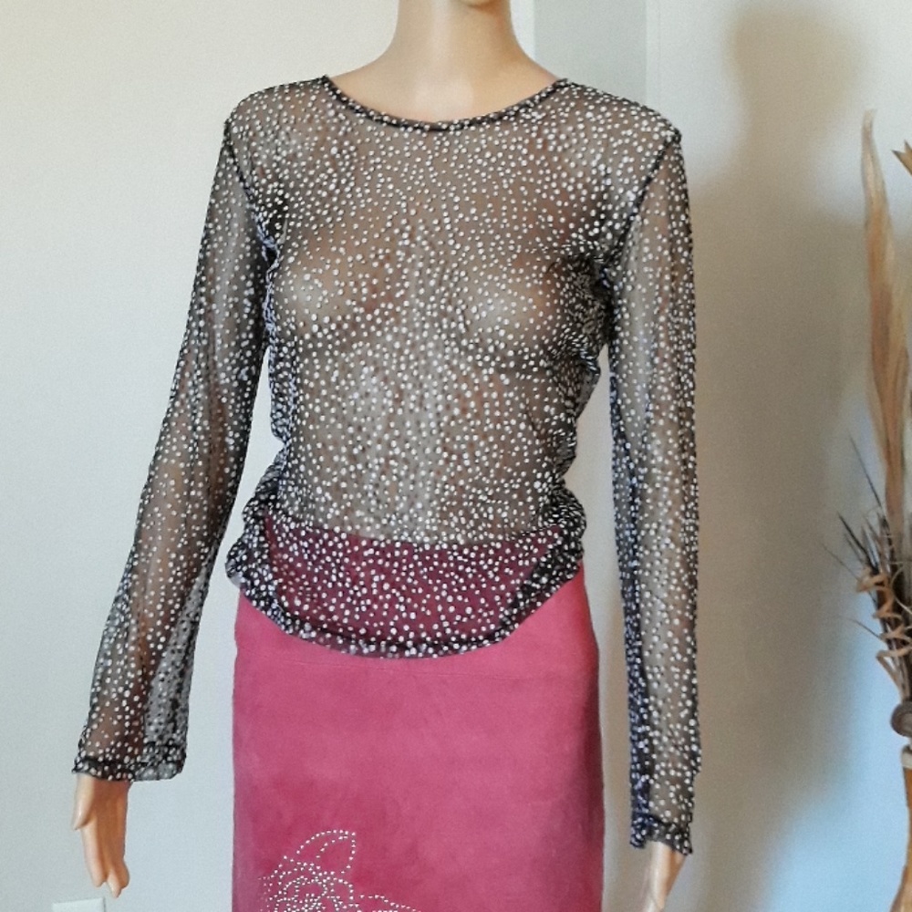 sheer blouse
